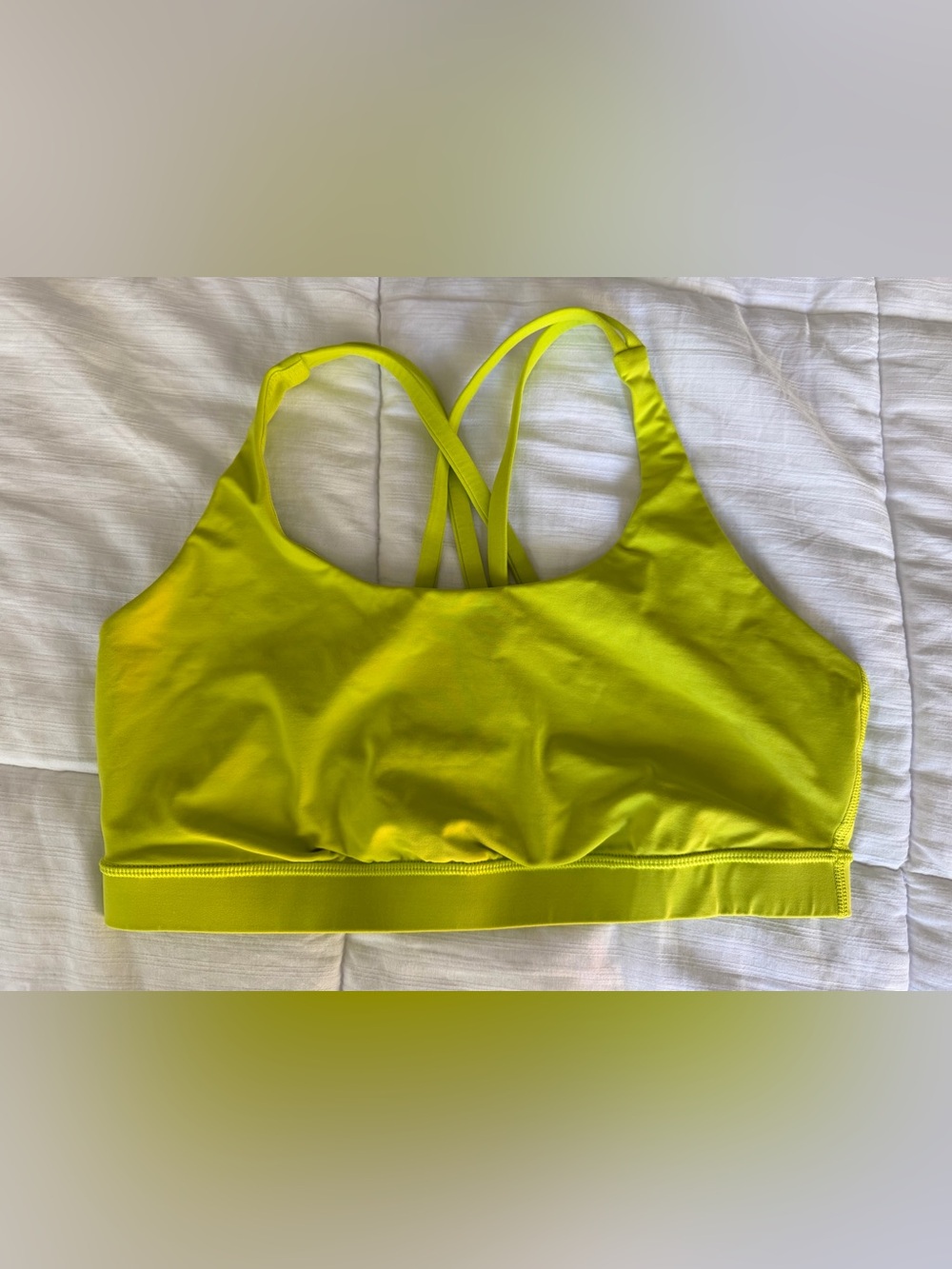 Lululemon ENERGY BRA, Antidote Chartreuse, 12
